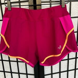 The North Face Womens Athelic Shorts Flash Dry Magenta Pink Sporty size medium